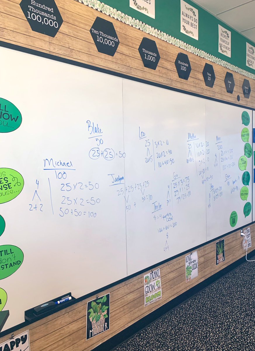 Another day, another <a href="/numbertalks/">Sherry Parrish</a> This is truly my favorite time in our math block, and I know my students would agree. We are becoming stronger mathematicians as we learn from one another every day! <a href="/LCISDeast/">East Elementary</a> #EEpirates #numbertalks #pirateinnovation