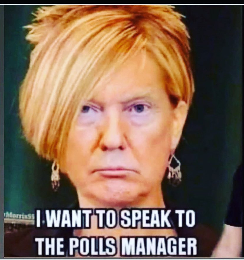 Caliqueen86's tweet photo. Just saying lmao #rp #ifthehairfits #karensgonewild #karenmemes #trumpmemes #votehimout #whyyoumad https://t.co/Vc81p9swue