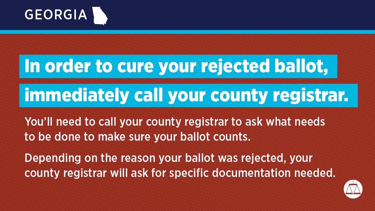 🚨#GEORGIA:
Do you know if your ballot was challenged? 

Need to know how to check your status? 

Follow these steps👇
