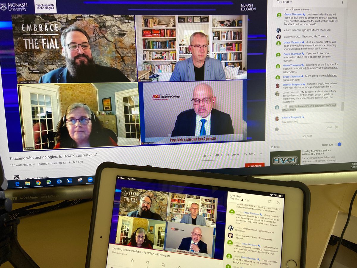 MonashEducation's tweet photo. That’s a wrap from our #digitaltransformations panel @thinkingmike @mjhenderson @udijay @punyamishra https://t.co/4FHo8JZU6T