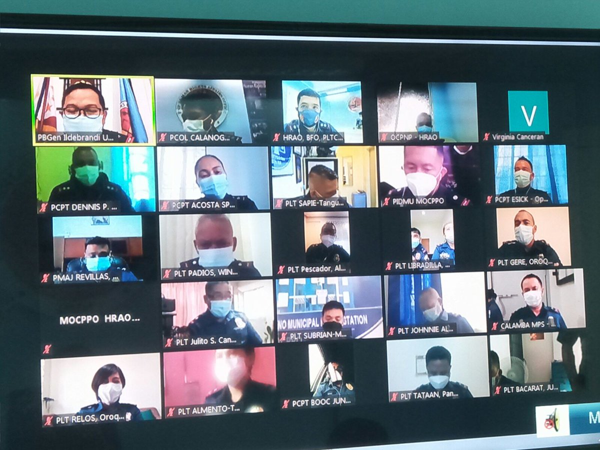 pnphrao's tweet photo. PBGEN ILDEBRANDI N USANA, Chief, HRAO graced the Opening Ceremony of the 2-Day Human Rights Webinar for Misamis Occidental PPO Personnel, PRO-10. https://t.co/zrP0Ip3lRo