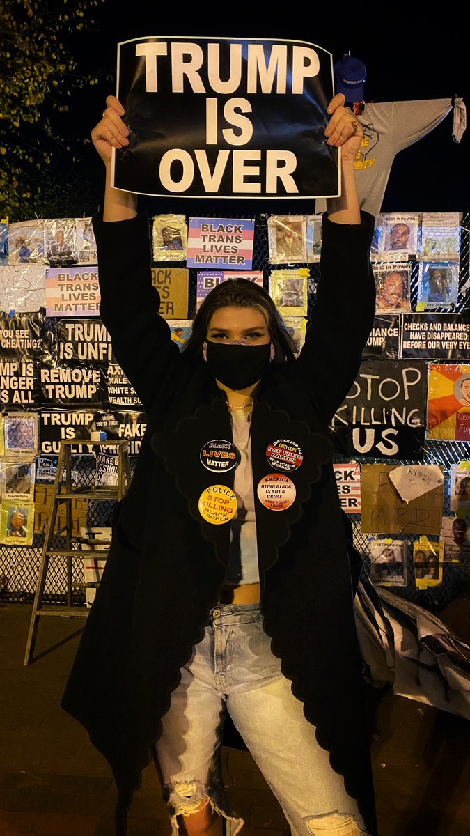 aroozbeh's tweet photo. It’s very simple: Trump is over! #election2020 #electionday #withehouse #ardavanart #bidenharris2020 #trump https://t.co/B5Dyc0bRQJ