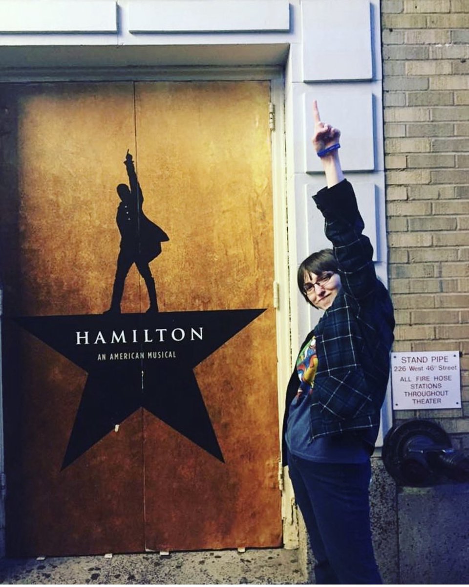 PotsieSpoons's tweet photo. Throwback to four years ago when I went from rapping Guns and Ships with the anesthesiologist after my final MALS diagnostic test before my surgery a few weeks later, to the wildest car ride from CT to NY, to walking past #Hamilton and maybe possibly crying a bit. https://t.co/MIK0G3SQ9v