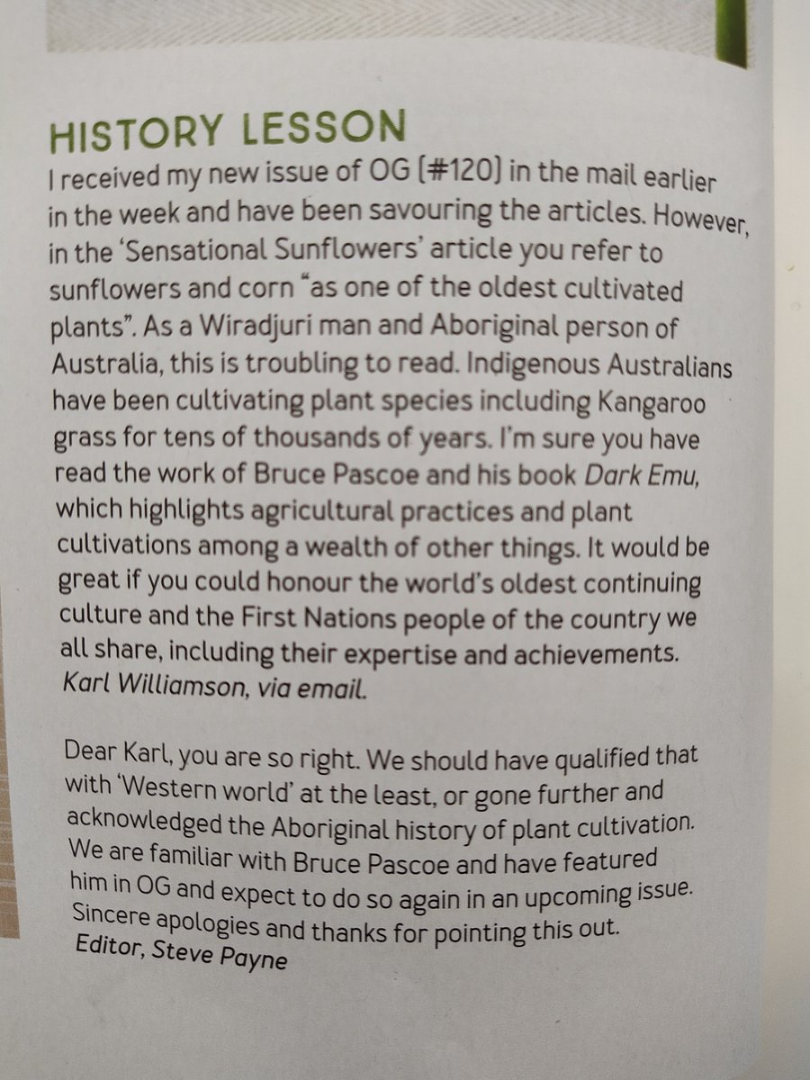 adrian_pyle's tweet photo. An "hooray" for this letter in @ABCOGMagazine and the editor's reply.... https://t.co/CkkmcgHW56