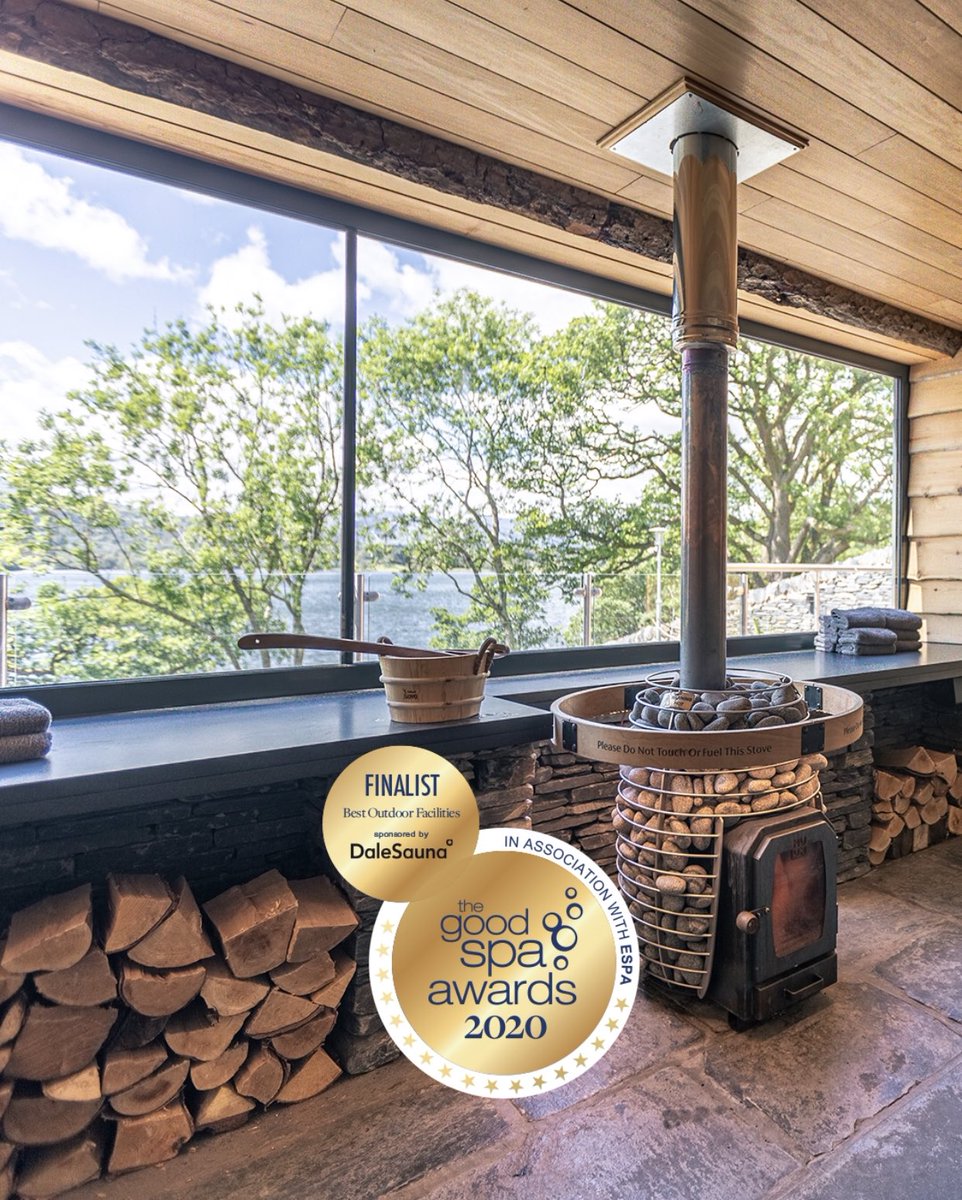 englishlakes's tweet photo. Fantastic news to be a Finalist in the ⁦@GoodSpaGuide⁩ 2020 Awards for Best Outdoor Facilities sponsored by ⁦@dale_sauna⁩ - Welcome news for a positive boost this November here in The Spa #LowWoodBay #perfectplacetobe #WeAreTheLakes #Spa #LakeDistrict https://t.co/78SPq1PJJ6