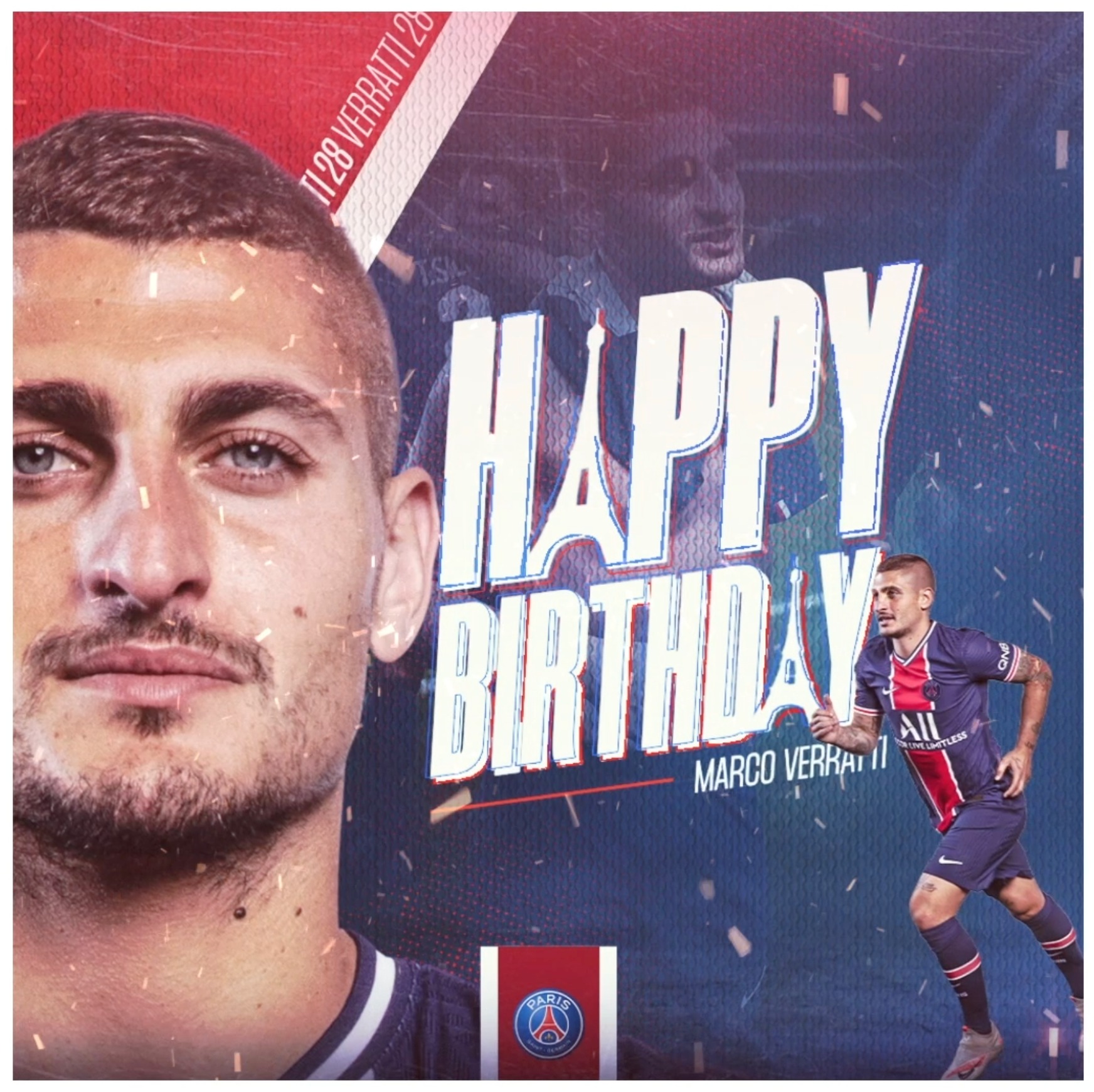 Happy birthday, Marco Verratti! 2 8  