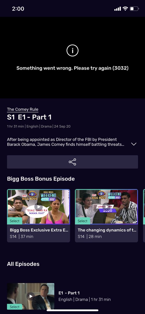 RahulDRamteke's tweet photo. @justvoot it’s been 10 days since I have taken the yearly subscription of Voot Select. But, not a single video I am able to play on voot website, Mobile app or Fire stick app.
And your customer service is not really bothered about Emails.
Reaching out here.
Please Resolve https://t.co/lRR25wliUb