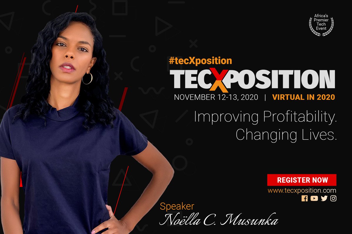 tecxposition's tweet photo. Speaker introduction series
Meet @Noellacc Philanthropist, Model, Founder & CEO of Malaika
Full profile: https://t.co/hYA92K4mQI
#innovation #startups #tecXposition #tecXpositionpitch #TecXhack4Growth
@UKinKenya
@UKSATechHub
@ukngtechhub
@UKIsraelHub
@tradegovuk_GEP
@4Afrika https://t.co/kNksduBI9e