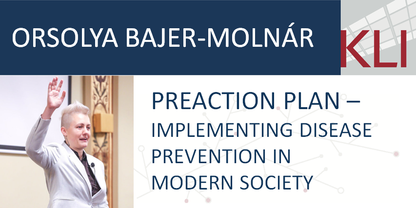 KLIAustria's tweet photo. Welcoming @OrsolyaRMolnar to the KLI as a postdoc fellow! Dr. Molnár gave a #KLIColloquium talk on an evo approach to #EmergingInfectiousDiseases the day #SARSCoV2 was coined. Her message: PREVENTION is the key #DAMAprotocol
Read about her project here: https://t.co/wukga9hQqF https://t.co/lnjtl1TzIm