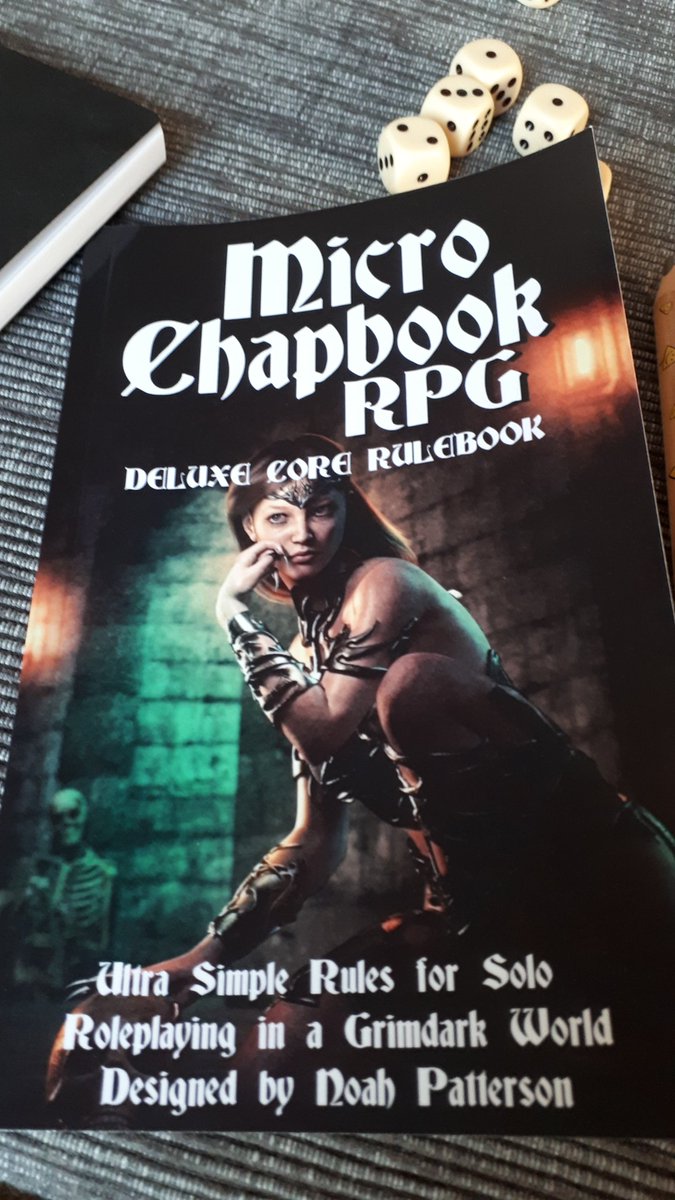Erzaehlspieler's tweet photo. Noch vor dem Frühstück mal eine Testrunde...
...macht mächtig Spaß! 🤗
#MicroChapbookRPG
#TTRPG
#pnpde
#solorpgde
#solorpg https://t.co/eKeYiSTlIu
