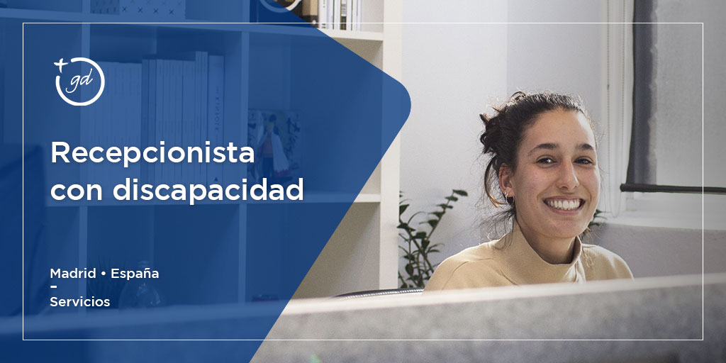 GrupoAdlanter's tweet photo. #EMPLEOGD | Buscamos #Recepcionista con Certificado de #Discapacidad del 33% o superior para nuestra oficina de #Madrid.

 Apostamos por el #talento de las personas para seguir creciendo.

➡️ https://t.co/pq5EOHpmSB

#GDTeam #empleosihay #empleo #ofertasdetrabajo #ofertalaboral https://t.co/WIHxamVBQY