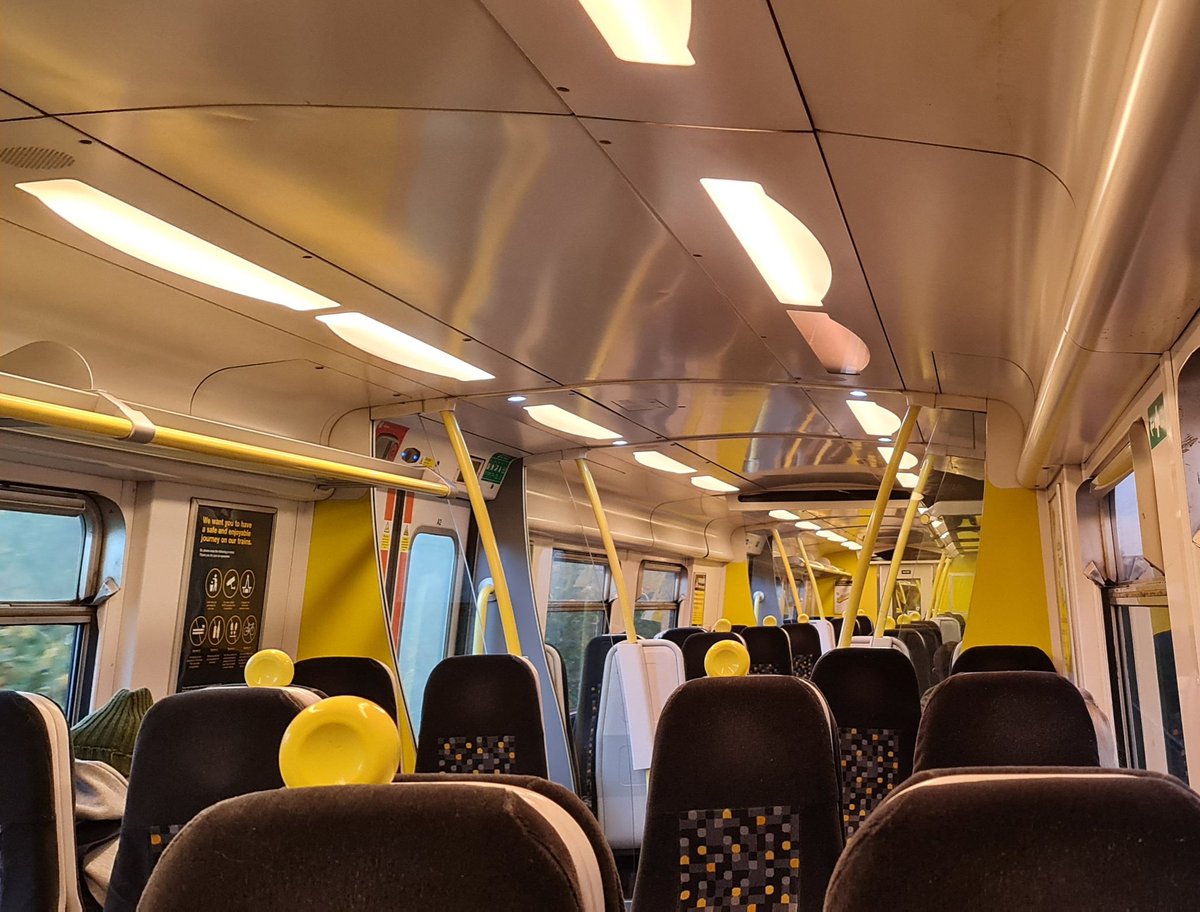 Definetely a lot quieter on Merseyrail this morning as Liverpool heads into lockdown.