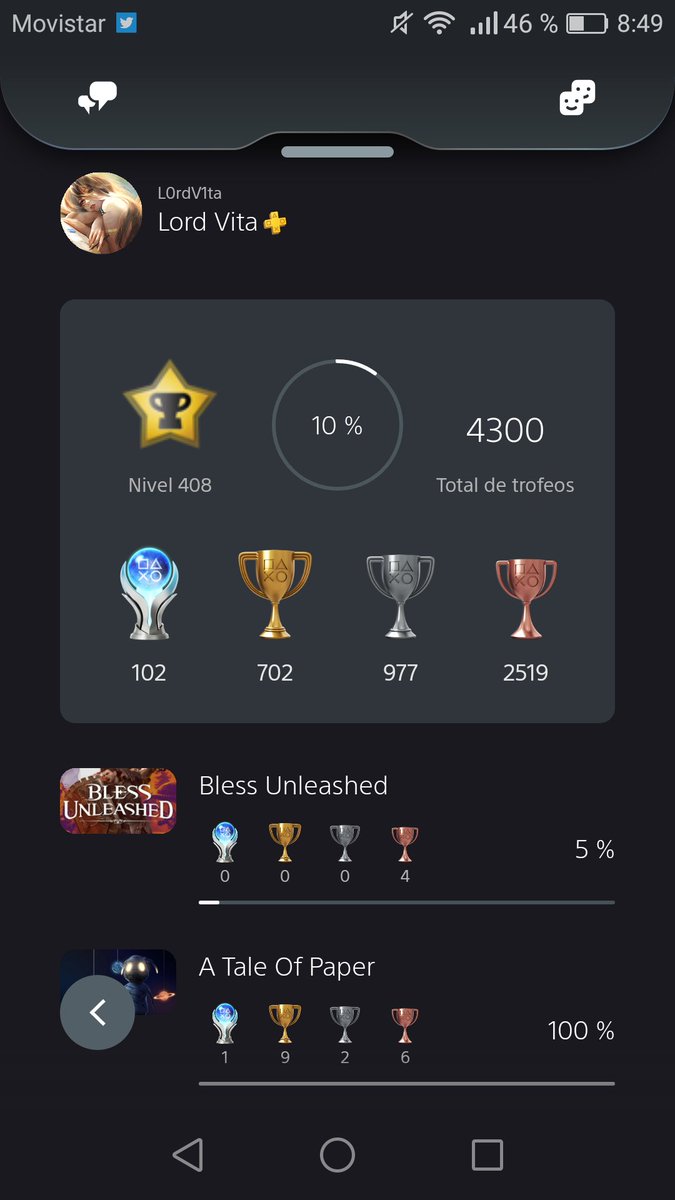 l0rdV1ta's tweet image. #BuenosDias por fin tenemos #PlayStationApp actualizada, es súper bonita @PlayStationES me encanta