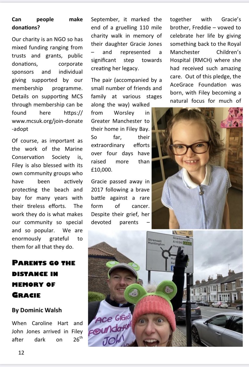 AceGraceFD's tweet photo. A massive thank you to Natalie and Dom  at Filey Bay Today for the article on Ace Grace Place and our charity walk raising money for Ward 84 RMCH XOX. @FileyBayToday @RMCHcharity @RMCH_Ward84 https://t.co/FqANywG2g5