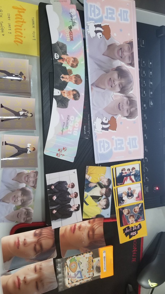 Pat_SVTCARAT's tweet photo. THANK YOU THANK YOU THANK YOH SO MUCH @DK_Sunlight @BestBooSeokSoon for all of this!!! 

#MAMAVOTE #SEVENTEEN #Semicolon https://t.co/HTtwAAZ3Dw