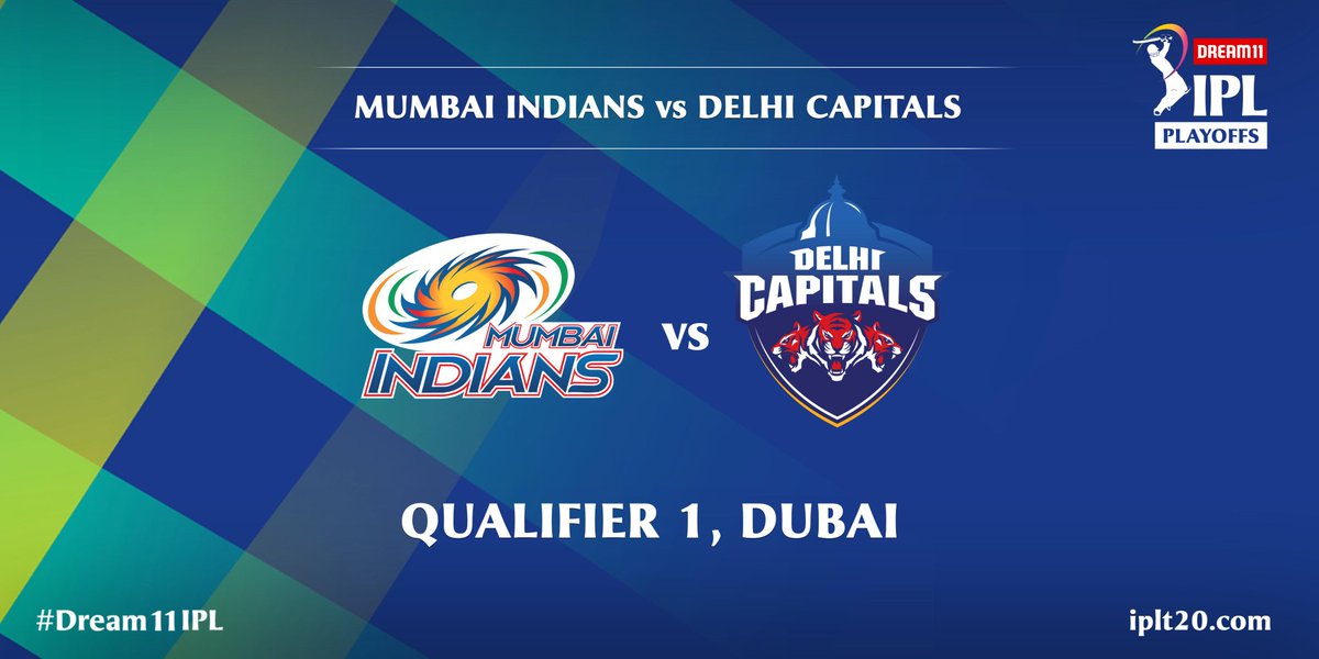 OlidAhmed07's tweet photo. QUALIFIER:1⃣ #MIvDC Live Form #Dubai at 7:30 pm.[#India time] #Dream11IPL #IPL2020 #IPL #RaceToFinal #MumbaiIndians #DelhiCapitals @IPL @mipaltan @DelhiCapitals https://t.co/NL3C4heVLn