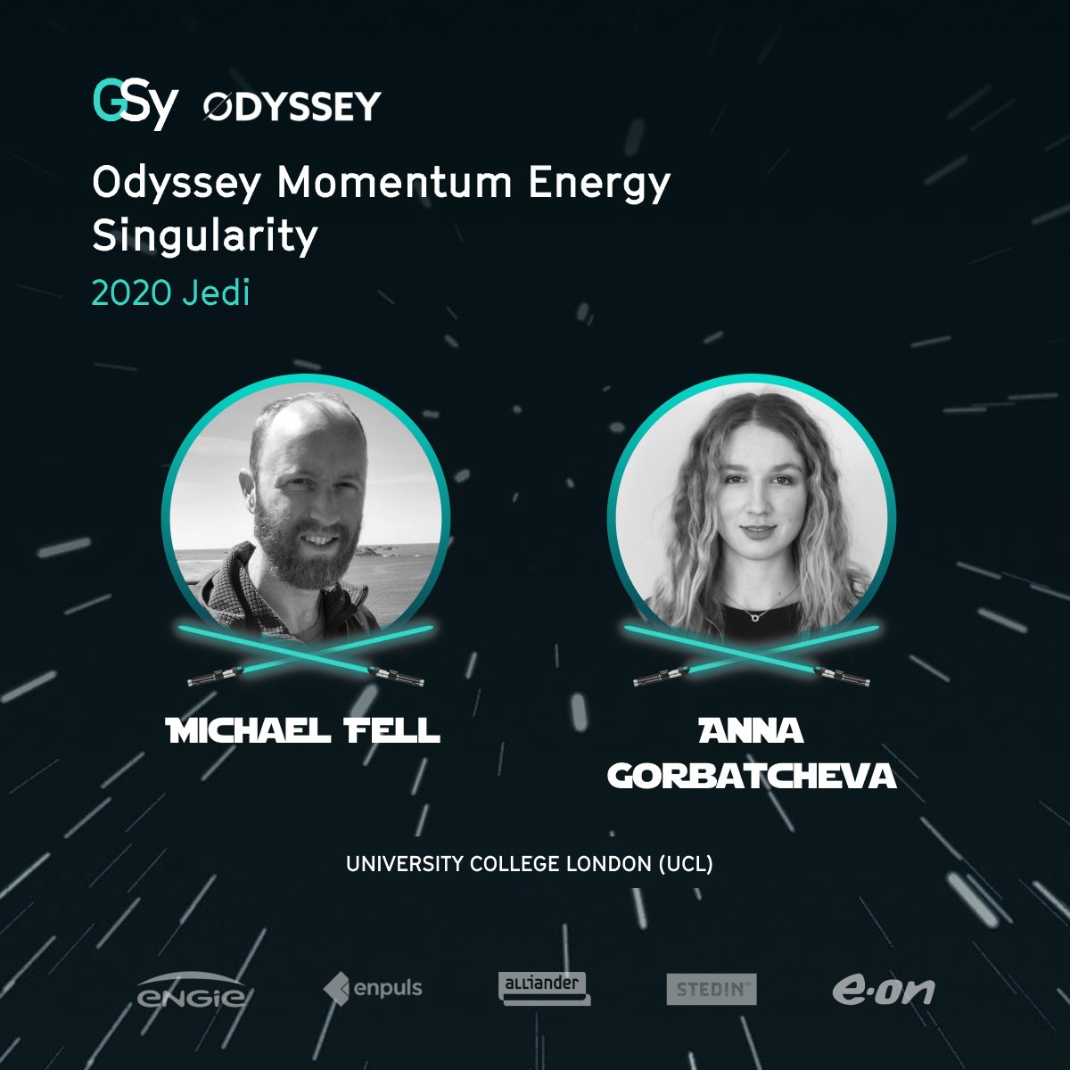 gridsingularity's tweet photo. Mighty jedi from our #GOP2P Observatory network @UCL_Energy @AnnaGorbatcheva & @mikefsway will provide expertise on novel #P2P models and focus on social fairness aspects @EnergyREV_UK. Innovate with @gridsingularity https://t.co/5xZ0X2l7Fm & follow @OdysseyMomentum! https://t.co/DrRSR5zfWR