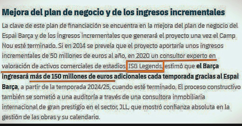 GSBartoMaiMes's tweet photo. #ControlGestoraFCB sabies que el soci i mentor de Sandro Rosell, Ian Todd (president de ISG), és qui posa les garanties per tornar la hipoteca de Goldman Sachs per l'Espai Barça? La màfia no descansa, com Juan Palom, jo m'ho guisu, jo m'ho com #ForaLaMafia #TusquetsPosiLesUrnes https://t.co/WGqm2vYfh7