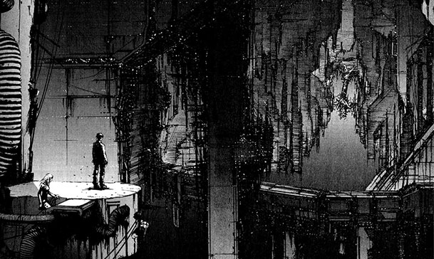 SolidHebime's tweet photo. @BasedDrWorm Tsutomu Nihei.  Author/artist of Blame and Knights of Sidonia.  Amazing all around, but his stuff is always in bleak settings that you don't want to be your morning vista. https://t.co/wYhgJVrveZ