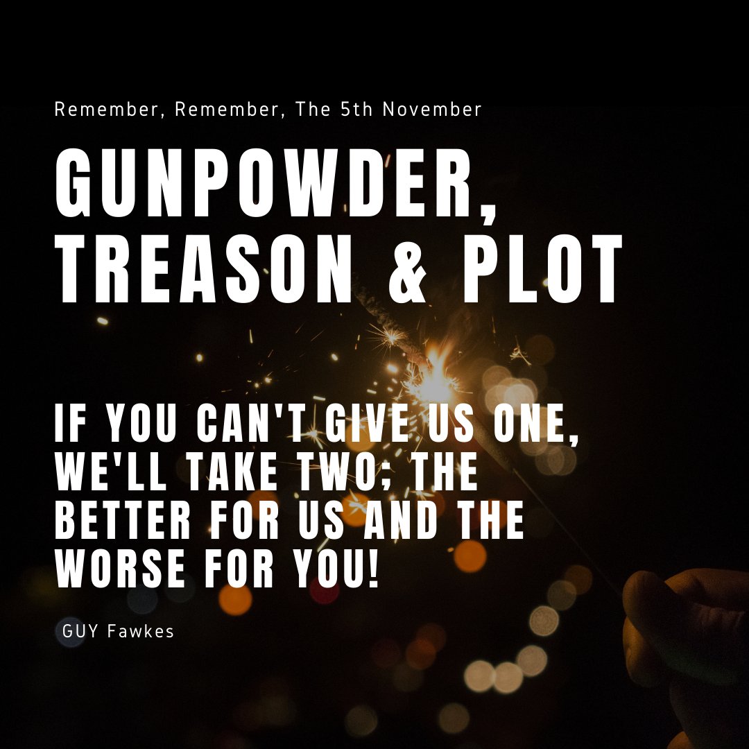 Remember, Remember, The 5th November...

#BonfireNight #GuyFawkes #StaySafe