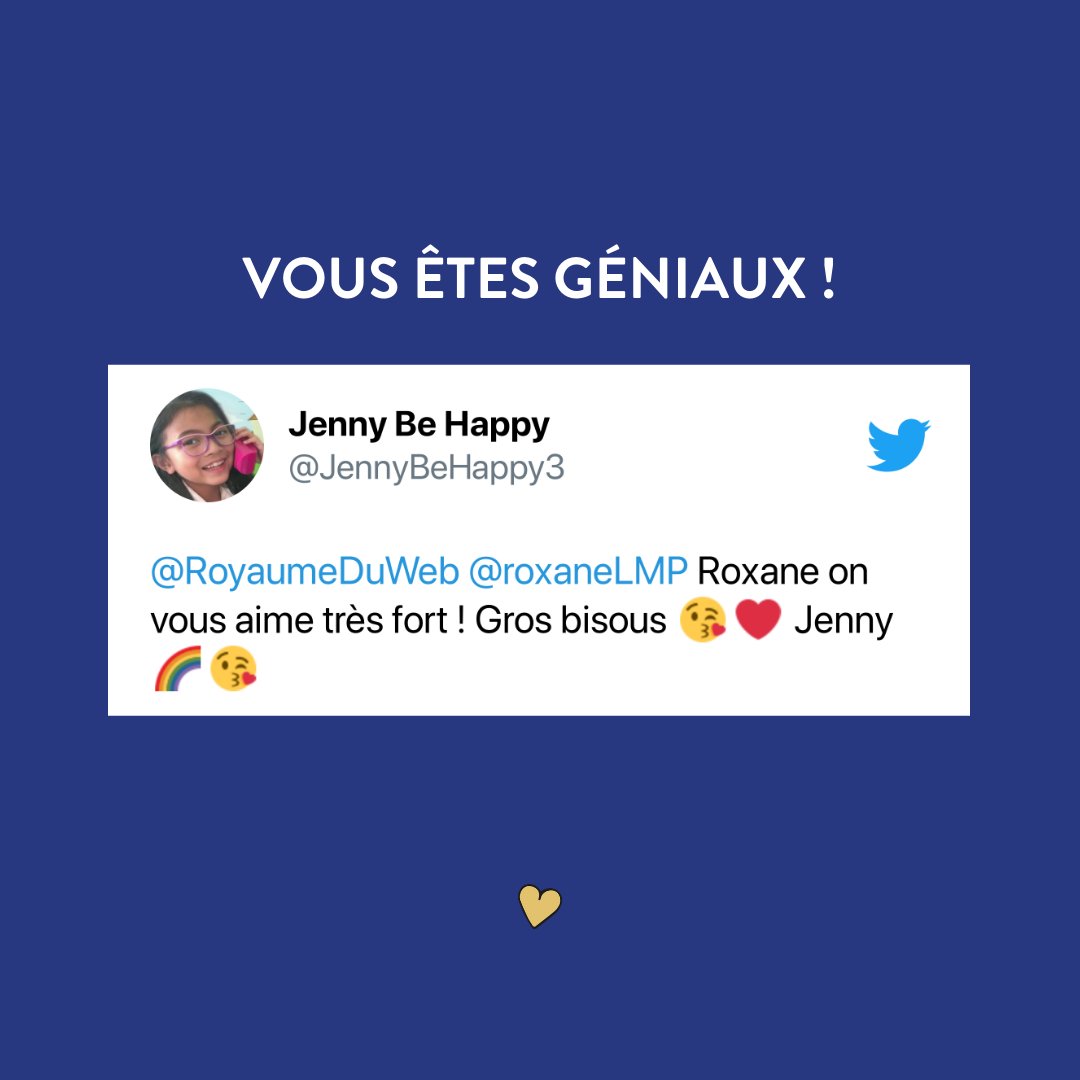 RoyaumeDuWeb's tweet photo. Merci pour vos chouettes messages. Vous êtes une communauté au top ! 🤩👑
#RoyaumeduWeb https://t.co/BSWlKTgD6k