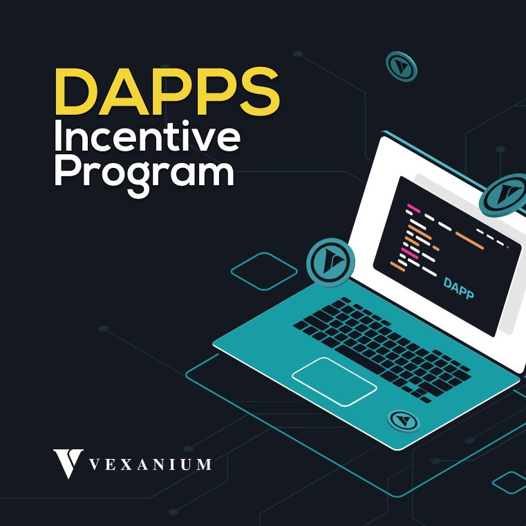 vexanium's tweet photo. Here are the details for #Vexanium #Dapps Incentive Program! This program is now on phase 5 and will end on December 31st 2020. Don't forget to join our last phase in 2020 and get total Dapps incentives of 2.000.000 VEX!
#Blokchain #DIP2020 #Smartcontract #decentralized #apps https://t.co/Xk6CDq5ETu