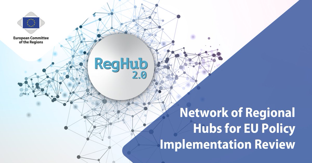 EU_CoR's tweet photo. 📣 Make the voice of your region or city heard in Brussels.
Join the #RegHub 🌐 network by 30 November ⏰ and contribute with your local experience to 🇪🇺 policymaking.
➡️ Apply now: https://t.co/R5XfusmPvu