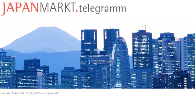 Das neue JAPANMARKT.telegramm ist erschienen!

Dieses mal mit den Top-Themen: "Virtuelle Kraftwerke" und "China-Strategie". 

Diese und weitere Artikel finden Sie auf unserer Homepage unter: japan.ahk.de/infothek/newsl…