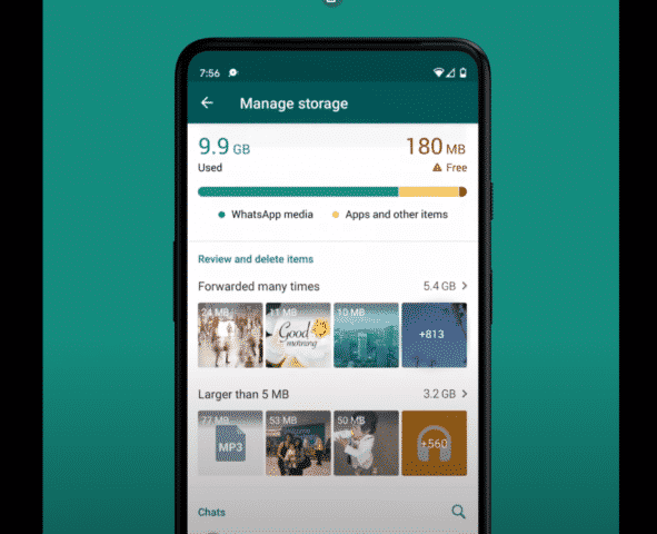 LeCafeDuGeek's tweet photo. WhatsApp ajoute une fonctionnalité pour votre stockage !
👉 https://t.co/reClaICa5S 

#actu #smartphone #stockage https://t.co/VnUooH0MtT