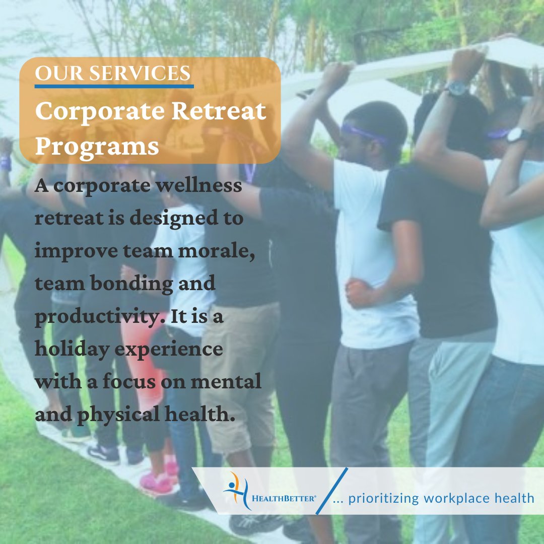 Are you thinking about organizing a getaway for your staff members and management?

Do you want to improve team bonding amongst staff & management? (1/2)

#healthbetter #retreat #corporateretreat #teambonding #teambuilding #staffmanagement #healthawareness #healthyliving