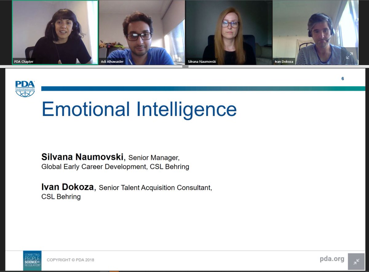PDA Australia SYPs Webinar is underway!