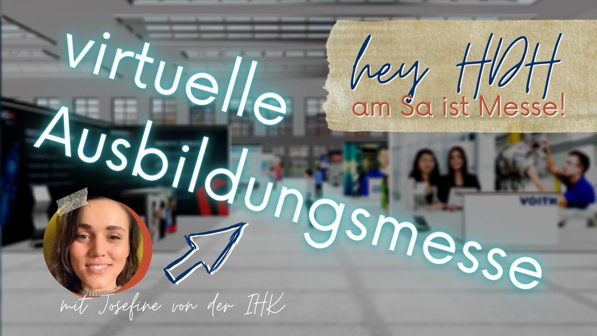 Am Wochenende wäre es wieder soweit gewesen: Die #Heidenheimer Ausbildungsmesse hätte...hätte...
wieder stattgefunden. 

Die #Wirtschaft in #Ostwürttemberg präsentiert sich daher online - auf #IHK Ausbildungsmesse
<a href="/Pressehaus/">Heidenheimer Zeitung</a> <a href="/Heidenheim_/">Lokales Heidenheim</a> <a href="/Bundesagentur/">Bundesagentur für Arbeit</a> 

ihk-ausbildungsmesse.de