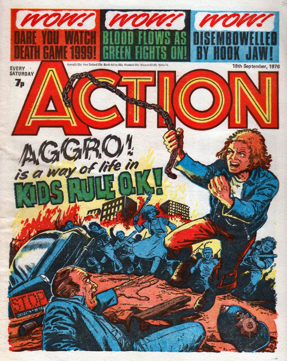 IPC comics already had a reputation for tough titles by 1978: Action comic had been denounced in parliament for its violent content. But Pat Mills wanted a vehicle for fearful supermlnatural stories and persuaded IPC to run with his idea: a mystery comic aimed at girls.