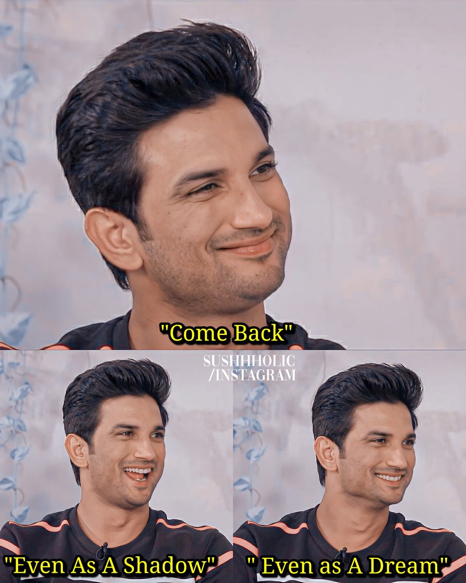 sushholic's tweet photo. Come back
Even as a Shadow
Even as a dream 🥺🥺
🐾💥✨💫🌪🔱
#krishant
#jaishivshambhoo
#suShiva
#westayunited4ssr
#globalprayers4ssr
#immortalsushant
#sush https://t.co/bHyi2ejicT