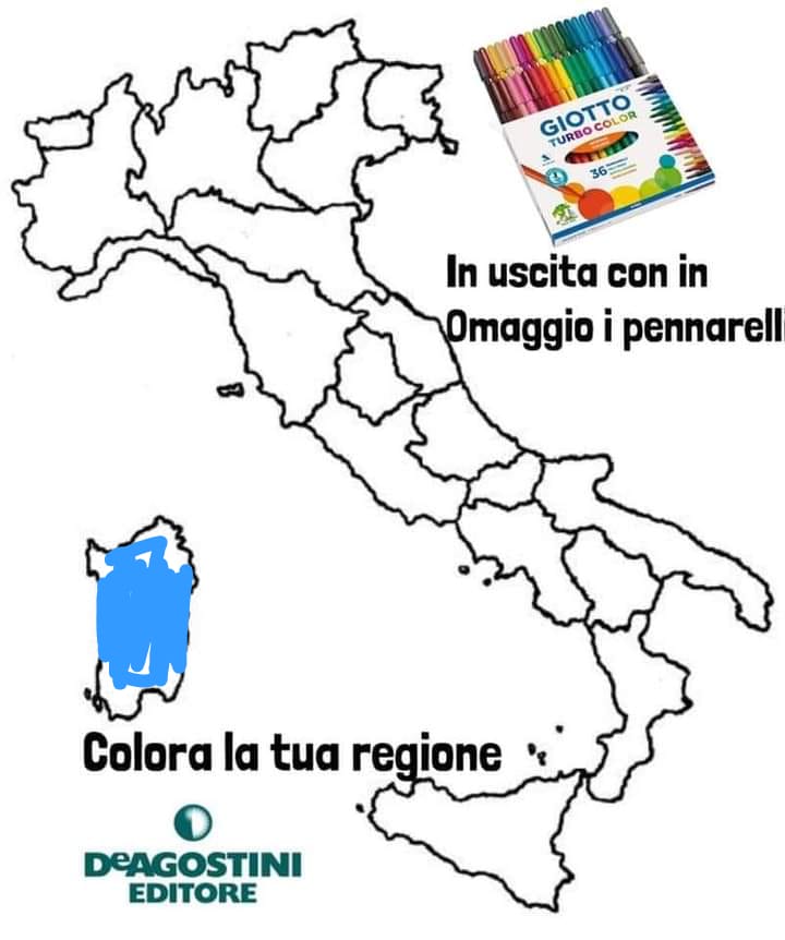 TAQB's tweet photo. La Sardegna è zona blu.
#Elections2020 https://t.co/ocsgKL5gtM