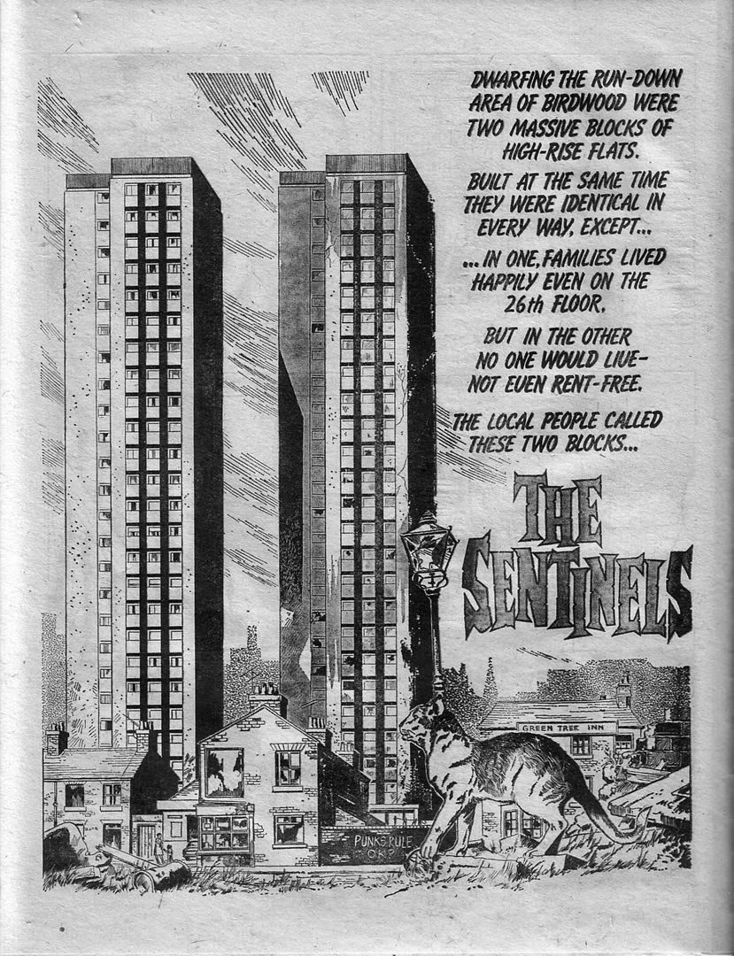The Sentinels was a story of two huge tower blocks, which were actually gateways to a parallel Earth where the Nazis had won the war. School of the Lost was a macabre twist on the boarding school story, where parents pay a special 'tribute' for their children's education.