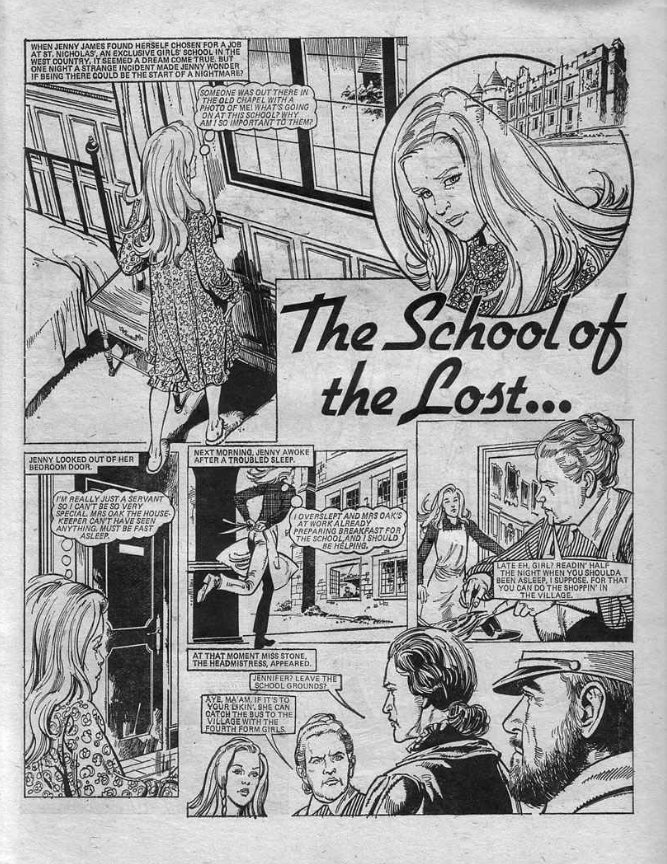 The Sentinels was a story of two huge tower blocks, which were actually gateways to a parallel Earth where the Nazis had won the war. School of the Lost was a macabre twist on the boarding school story, where parents pay a special 'tribute' for their children's education.