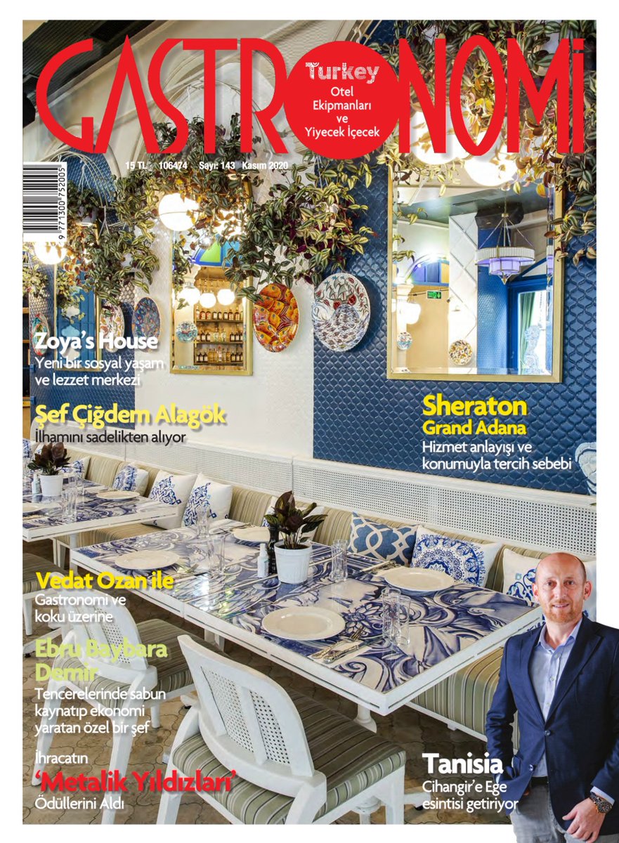 elips_tasarim's tweet photo. Kurucumuz Feza Ökten Koca'nın röportajı Gastronomi Dergisi'nin Kasım 2020 sayısında yer aldı!

#architecture #mimarlik #design #tasarım #interior #interiordesign #icmimarlik #hoteldesign #tourism #turizm #hotels #pandemic #covid19 #interview #röportaj https://t.co/Rck7fV0RCw
