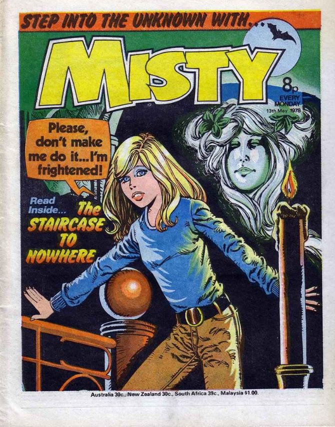 There's no doubt that Misty was hugely popular with readers: the first issue sold a quarter of a million copies. It genuinely treated pre-teen girls as a mature and savvy audience that would enjoy gothic tales of terror and the occult.