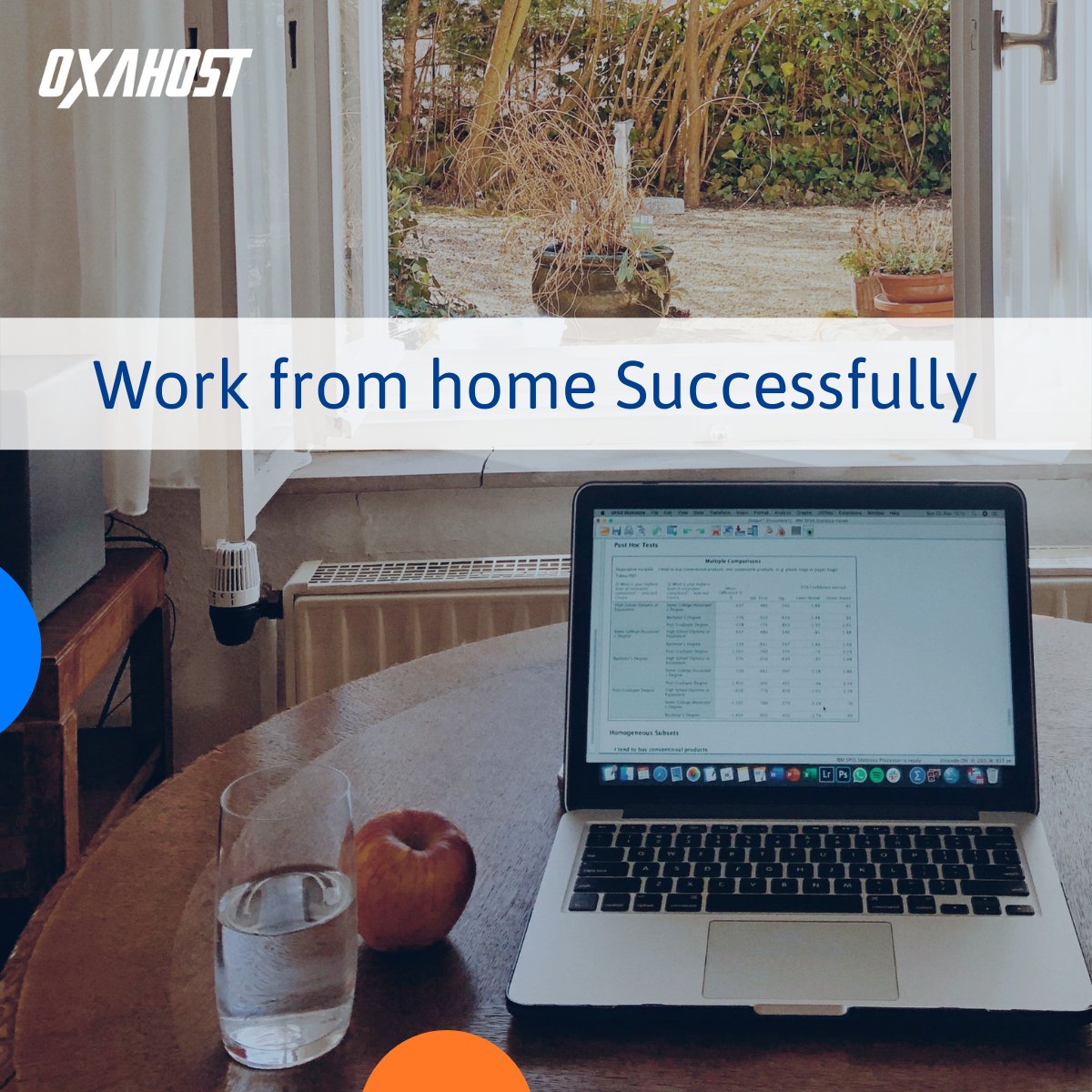 oxa_host's tweet photo. Get Your work done while at home.
Here are a few tips suggested by #OXAHOST for successful telecommuting :👩‍💻 🧑‍💻
1/Prepare an organized workplace.
2/Set daily goals.
3/Prioritize your tasks.
3/Keep the lines of communication open with your colleagues.
 #workfromhome #workathome https://t.co/cnajCW3Ag9