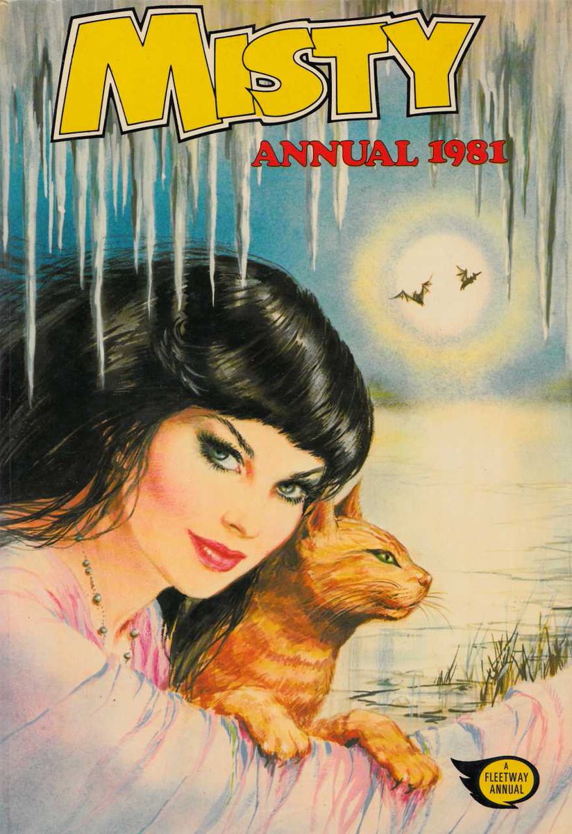 Misty Christmas annuals continued to be issued by Fleetway Publications up to 1986. These mostly contained old stories as well as quizzes, puzzles and jokes.