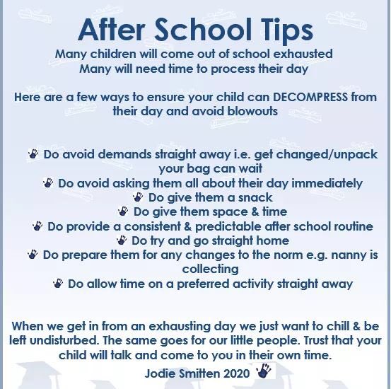 MhstNorth's tweet photo. The first week back after half term can be difficult for many children. Here are some helpful tips for supporting your child after school. @MhstNorth @CombinedNHS https://t.co/Ra6PUQETY1