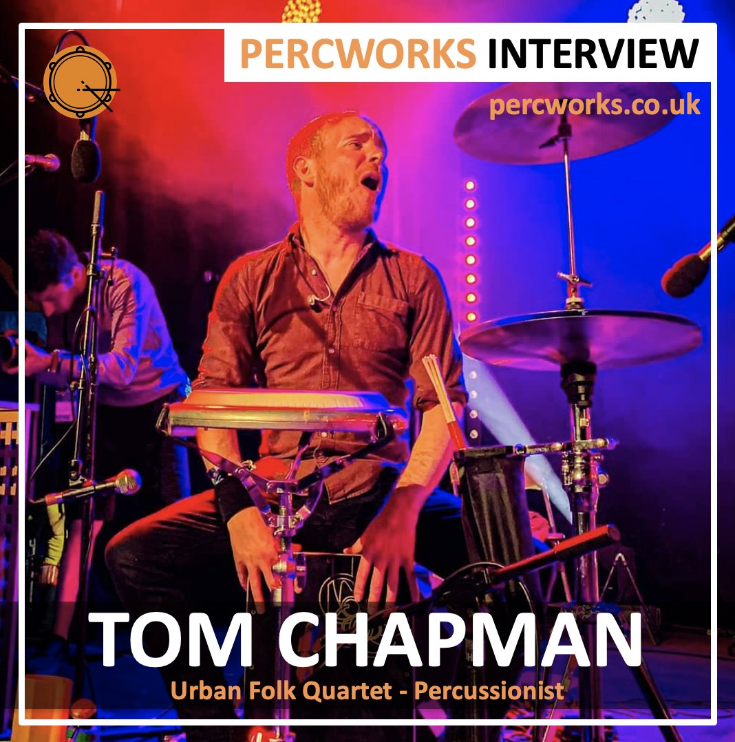 Our interview with Tom Chapman, Percussionist for the ‘Urban Folk Quartet’, is now live on the PercWorks website! Tom gives us an insight into his education, career and experiences. He also offers invaluable advice on starting out in this industry! percworks.co.uk/tomchapman