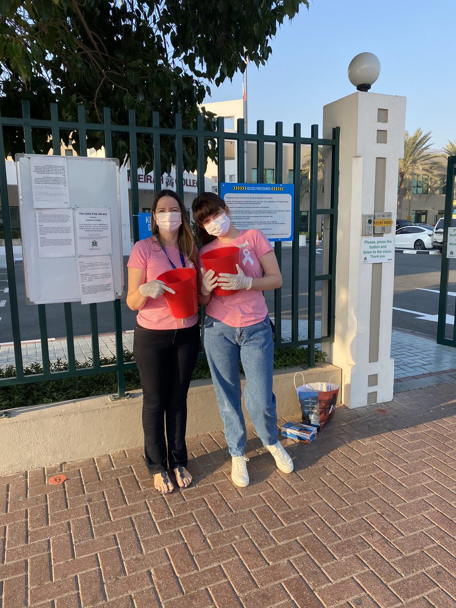 JumeirahCollege's tweet photo. Itโs #pinkday at JC today. Thank you for all your donations, all proceeds will go to @aljalilauae https://t.co/erZhuB5K9g
