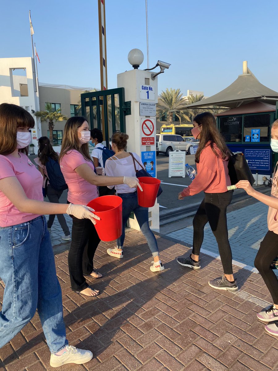 JumeirahCollege's tweet photo. Itโs #pinkday at JC today. Thank you for all your donations, all proceeds will go to @aljalilauae https://t.co/erZhuB5K9g