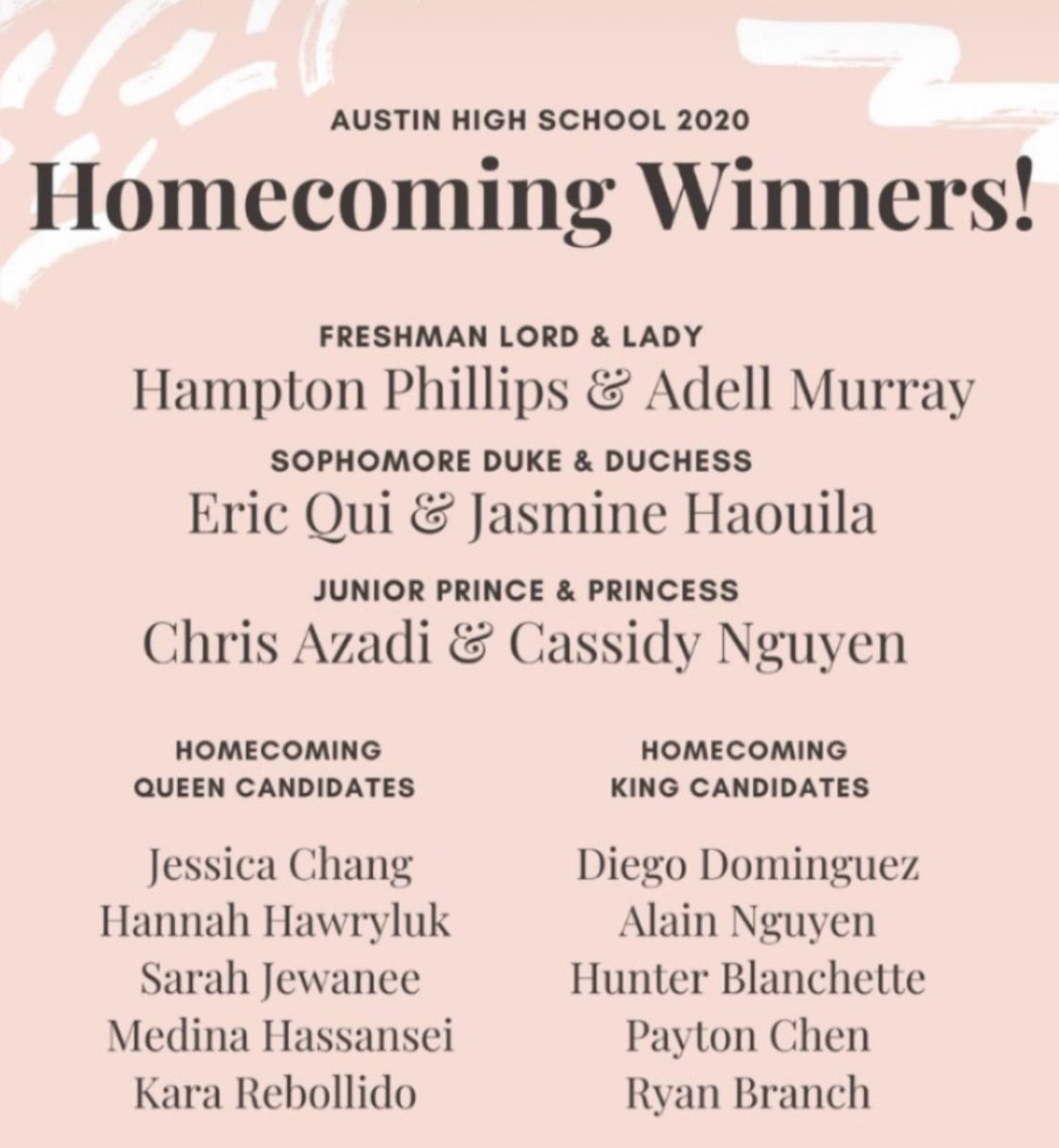 Congrats to <a href="/adell_murray05/">Adell Murray</a> for winning freshmen HoCo Lady and senior Kara Rebollido for being named a finalist for senior homecoming Queen!!! Congrats ladies, way to represent AVB!!! ❤️🏐🐾