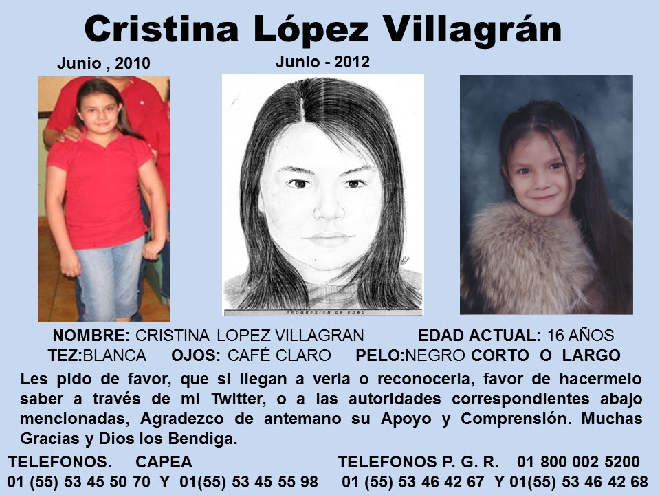 armandolopezFeD's tweet photo. Es m i hija, cristina, si alguien la reconoce, por favor llamen al 911, o haganmelo saber, muchas gracias. 
Donde te encuentres mi hija, Dios nuestro Señor. te cuide
y te proteja mi amor. te amo y te extraño. Bendiciones.
Dios contigo. https://t.co/uDOFLBBuIT