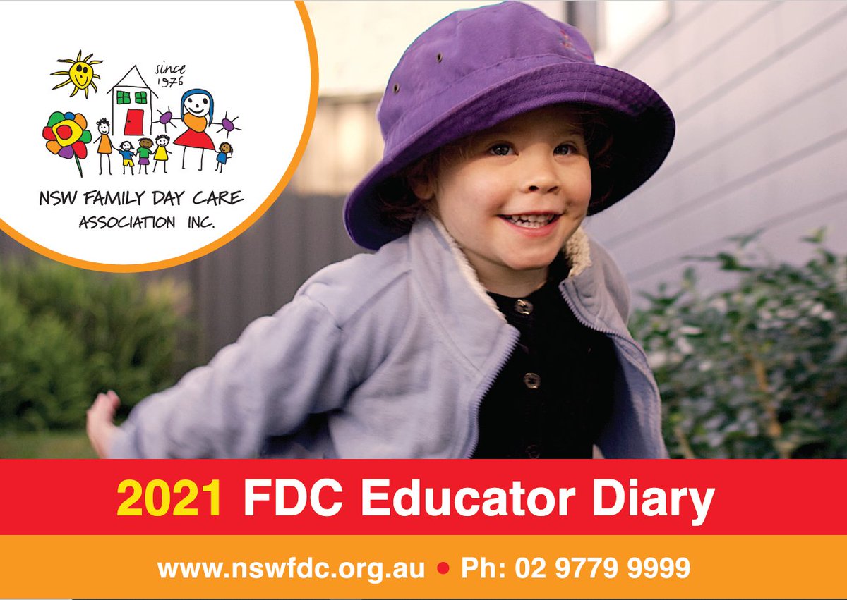 NSWFDCA's tweet photo. FDC Educator Diary 2021 - https://t.co/kuZyNZ7Pcv https://t.co/VsOYrBSalC