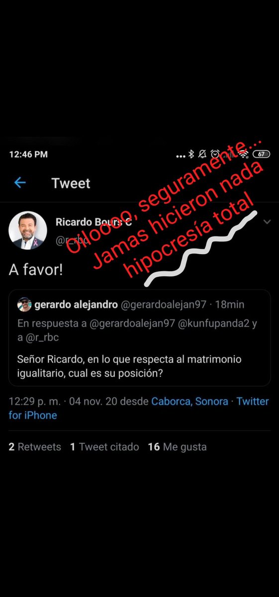 Por favor <a href="/r_rbc/">Ricardo Bours C</a> señor no se burle de los Derechos de mis amigas, amigos y amigues,jamás hicieron nada por las minorias juntas, juntos y juntes debemos de acabar con la hipocresía. #LosDerechosNosonEstandartePolitico #NoNosUsen #LGBTTTIQMujeres #YaBasta