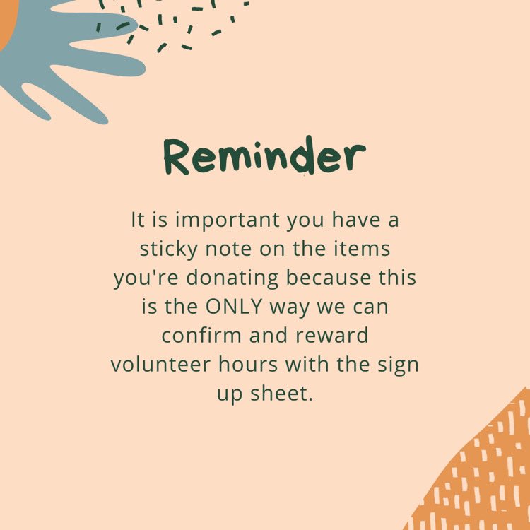 atkhs_hosa's tweet image. #TCProject drop-offs starting tomorrow!!